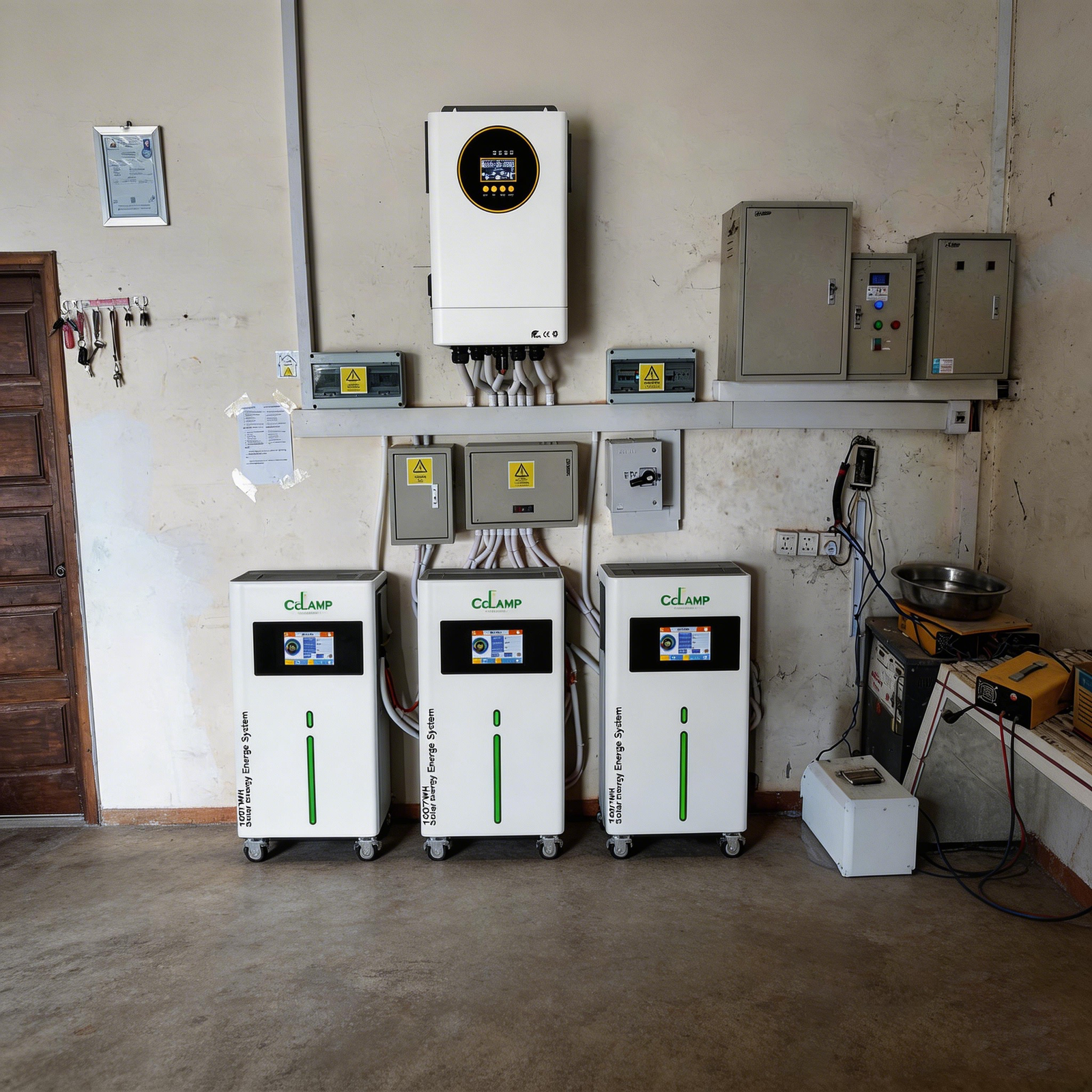 1 Set of 6.2kW Solar Energy Storage System for a Typical Family in Philippines